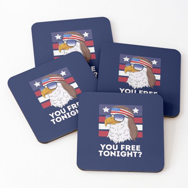 Artikelvorschau, Du bist heute Abend frei, lustiger patriotischer Meeräsche-Weißkopfseeadler entworfen und verkauft von Everythingafter.