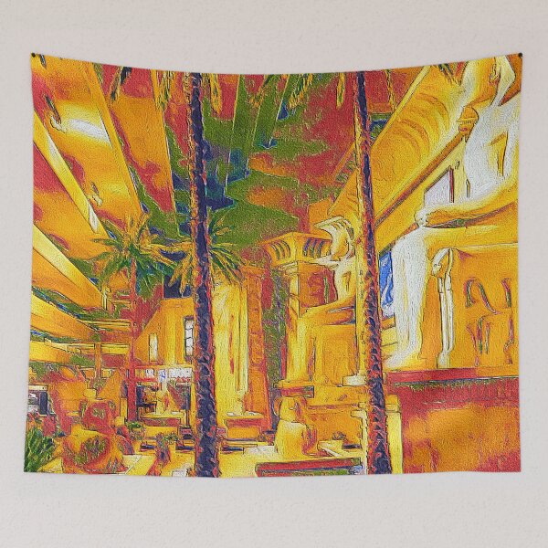 Item preview, Luxor Hotel Las Vegas lobby - Colorful painting designed and sold by Travelways.