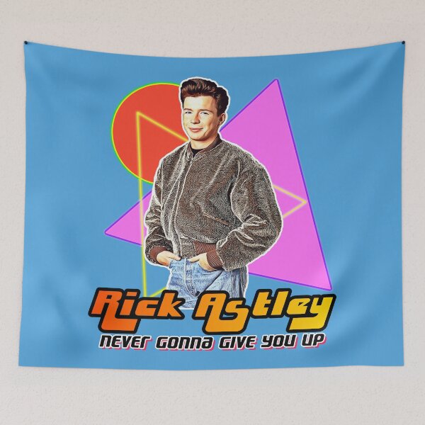 Item preview, Rick Astley Never Gonna 90s Style Fan Art designed and sold by acquiesce13.