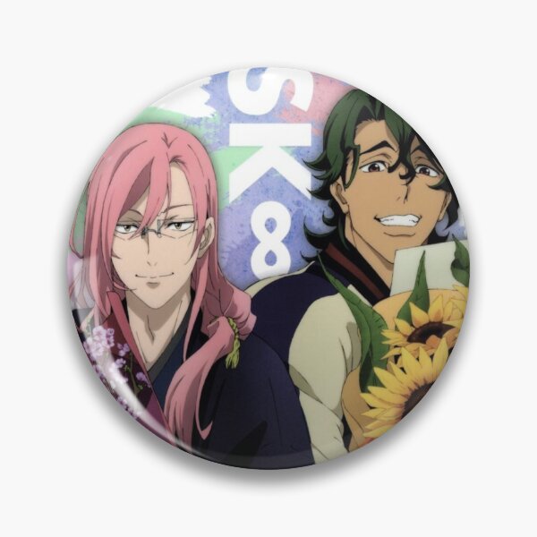 Item preview, CHERRY and JOE - Magazine Cover Poster - SK8 the INFINITY - Matcha Blossom designed and sold by Anime-Express.