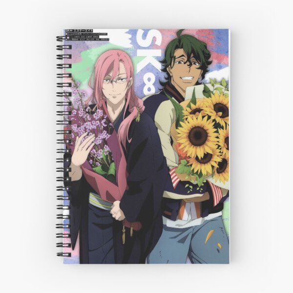 Item preview, CHERRY and JOE - Magazine Cover Poster - SK8 the INFINITY - Matcha Blossom designed and sold by Anime-Express.