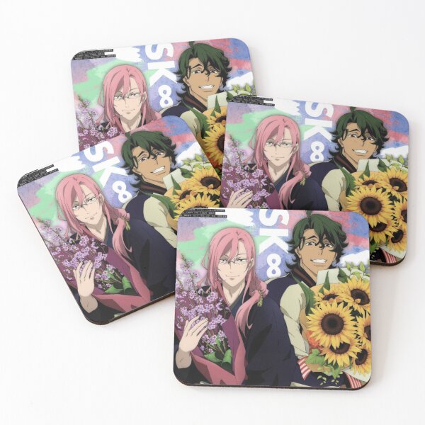 Artikelvorschau, CHERRY und JOE – Magazin-Cover-Poster – SK8 the INFINITY – Matcha Blossom entworfen und verkauft von Anime-Express.