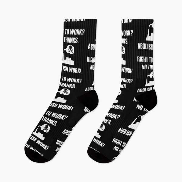 Item preview, Abolish Work! designed and sold by OurWorldTree.