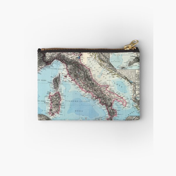 Item preview, Vintage Map of Italy (1891) designed and sold by BravuraMedia.