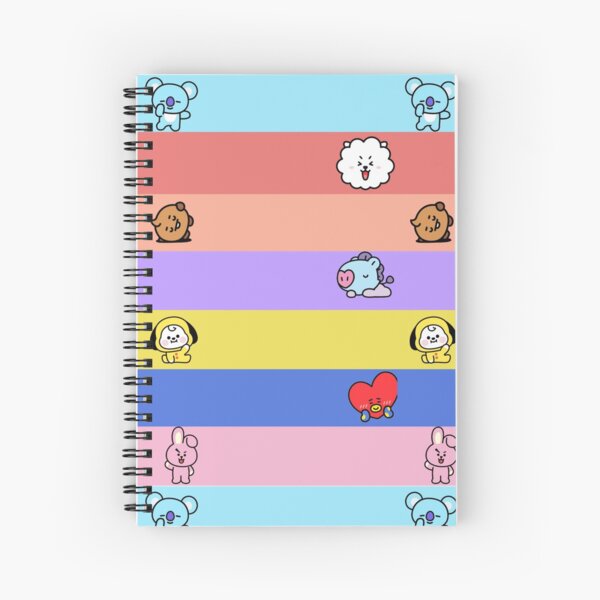 BT21 notebook Spiral Notebook