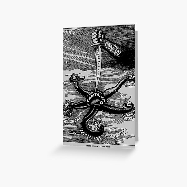 Item preview, Mehr Macht für den Arm - Historische Propaganda, IWW, Gewerkschaft, Sozialist, Linke, Antikapitalistisch designed and sold by SpaceDogLaika.