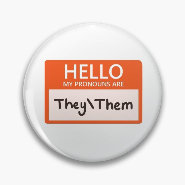 Item preview, They/ Them Pronoun Intro designed and sold by DanteGonzalez.