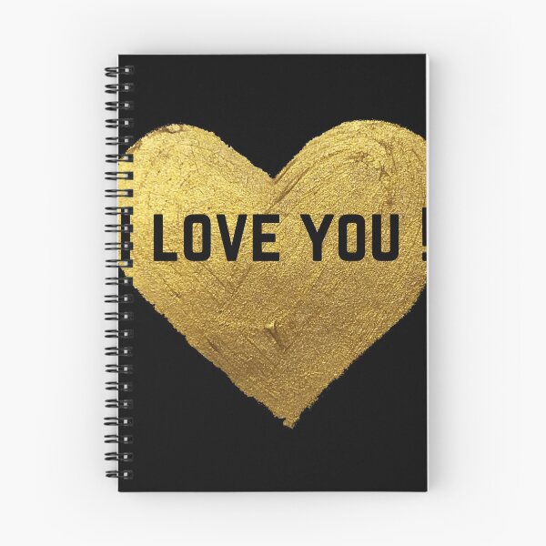 Item preview, Golden heart I love you  designed and sold by DuchessPier.