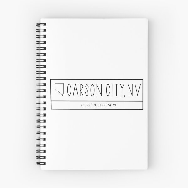 Item preview, Carson City Nevada Coordinates designed and sold by Emily Designs.