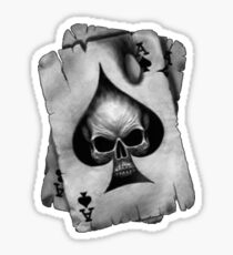 Ace of Skulls Sticker