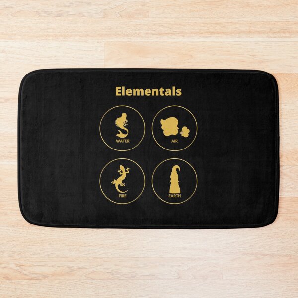Item preview, 4 Elementals | Gold and Black designed and sold by Emma's New York Magic.