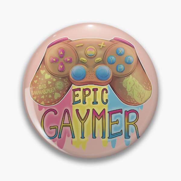 Item preview, Epic Gaymer (Pansexual Pride) designed and sold by Slab Bananaburger.