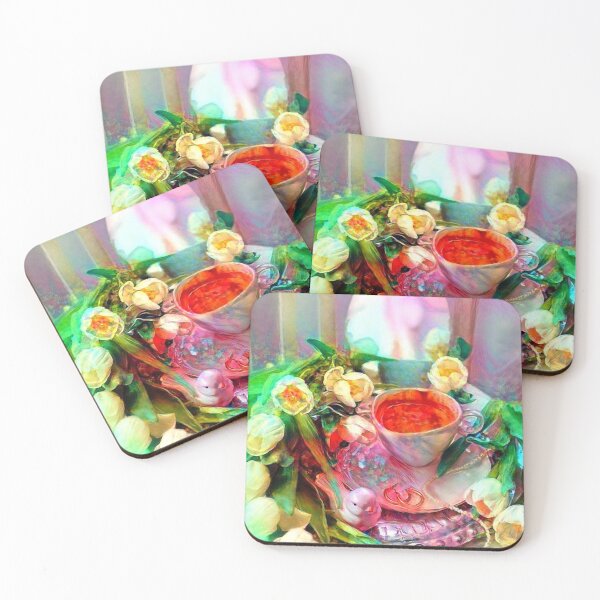 Item preview, half human half coffee with flower designed and sold by Sepi-Thinking.