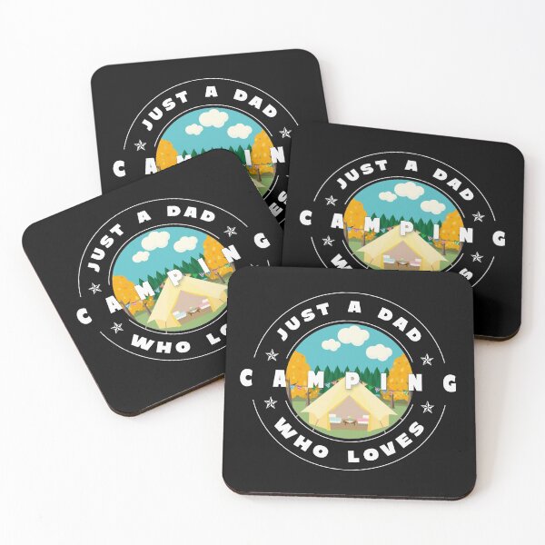 Item preview, Just a dad who loves camping designed and sold by PhotoPrise.