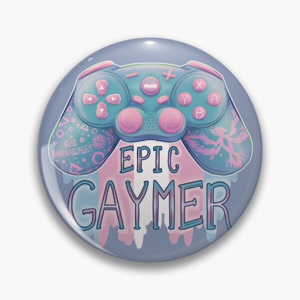 Item preview, Epic Gaymer (Transgender Pride) designed and sold by Slab Bananaburger.