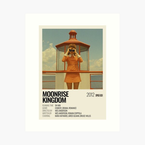 Aperçu de l'œuvre Affiche du film Moonrise Kingdom (2012) créée et vendue par sistertea.