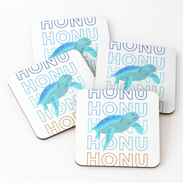 Item preview, Blue Honu T-shirt designed and sold by Woowee808.