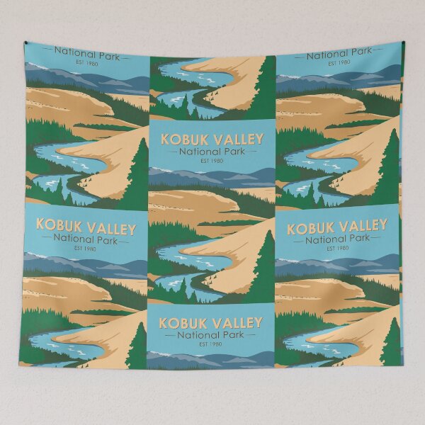 Item preview, Kobuk Valley National Park Alaska Vintage designed and sold by KrisSidDesigns.
