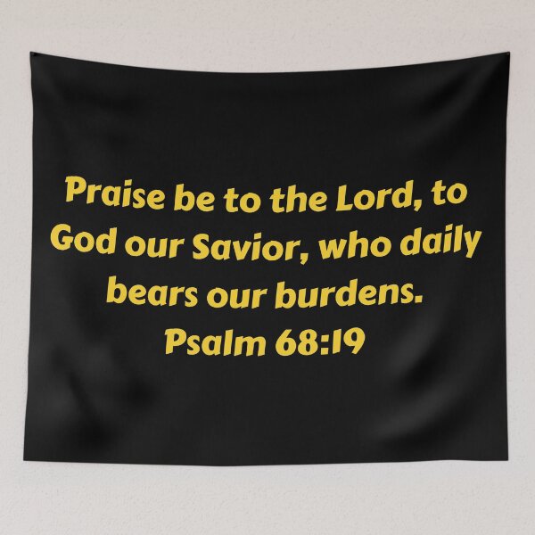 Item preview, Bible Verse Psalm 68:19 designed and sold by Prayingwarrior.