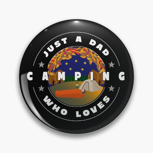 Item preview, Just a dad who loves camping designed and sold by PhotoPrise.