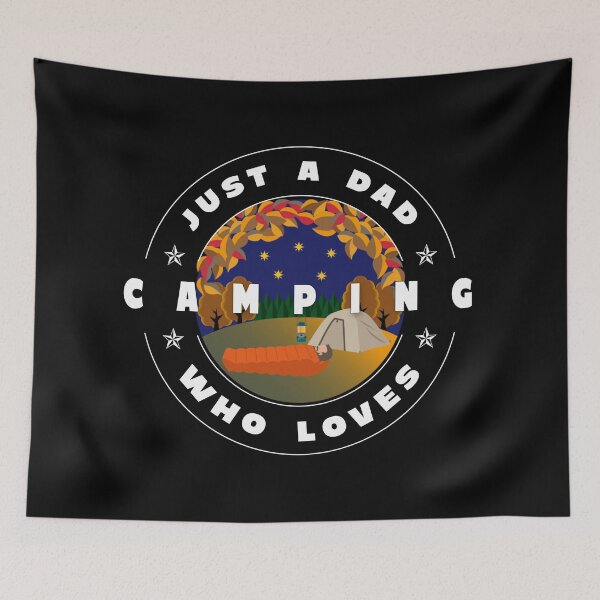 Item preview, Just a dad who loves camping designed and sold by PhotoPrise.