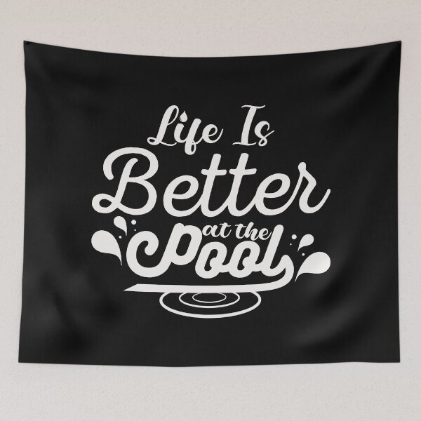 Item preview, Life Is Better at the Pool - Family Weekend, Vacation,  Fun Summer, Swim, Beach, Gift designed and sold by ALITOPRINCE.