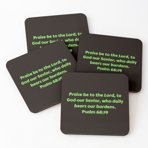 Item preview, Bible Verse Psalm 68:19 designed and sold by Prayingwarrior.