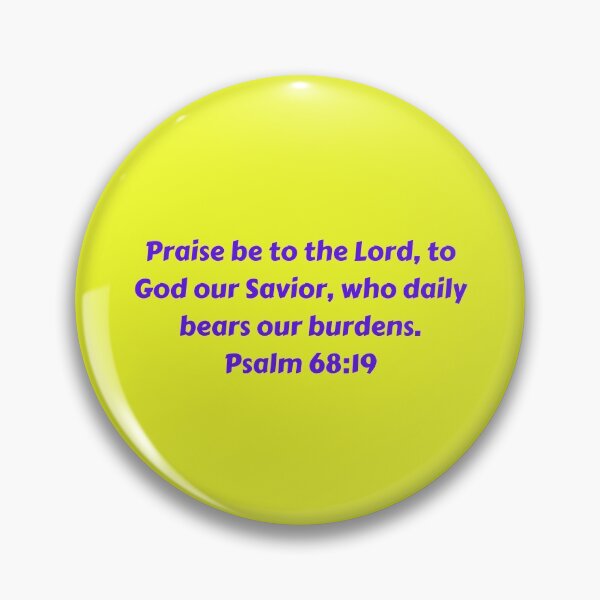Item preview, Bible Verse Psalm 68:19 designed and sold by Prayingwarrior.