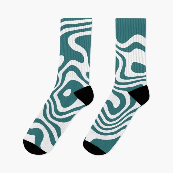 Item preview, Contour design - white and teal designed and sold by rahilvalani.