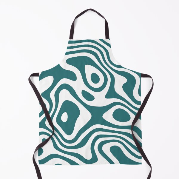 Item preview, Contour design - white and teal designed and sold by rahilvalani.