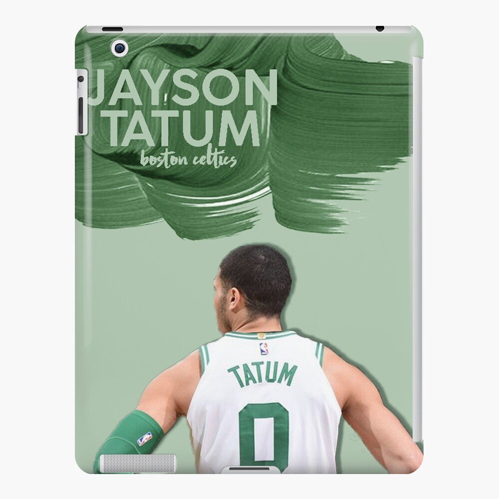 Download Jayson Tatum Stylistic Boston Jersey Wallpaper