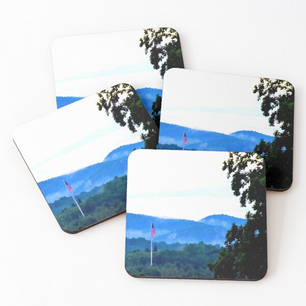 Item preview, America Foggy Mountains of New York  designed and sold by classicmusings.