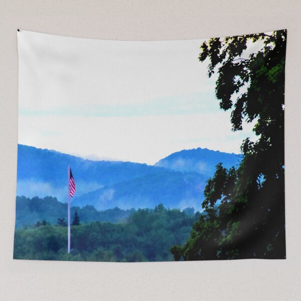 Item preview, America Foggy Mountains of New York  designed and sold by classicmusings.