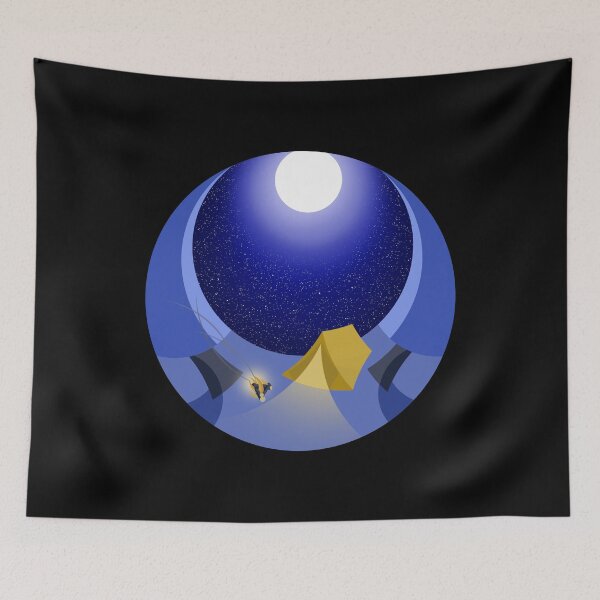 Item preview, Camping North Woods Campsite Stars designed and sold by sd749.