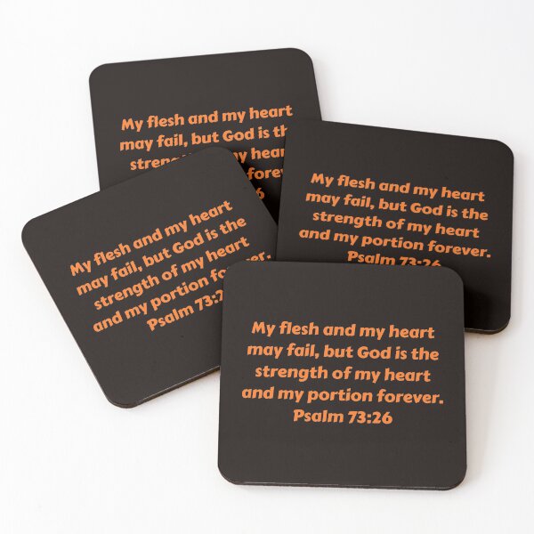 Item preview, Bible Verse Psalm 73:26 designed and sold by Prayingwarrior.
