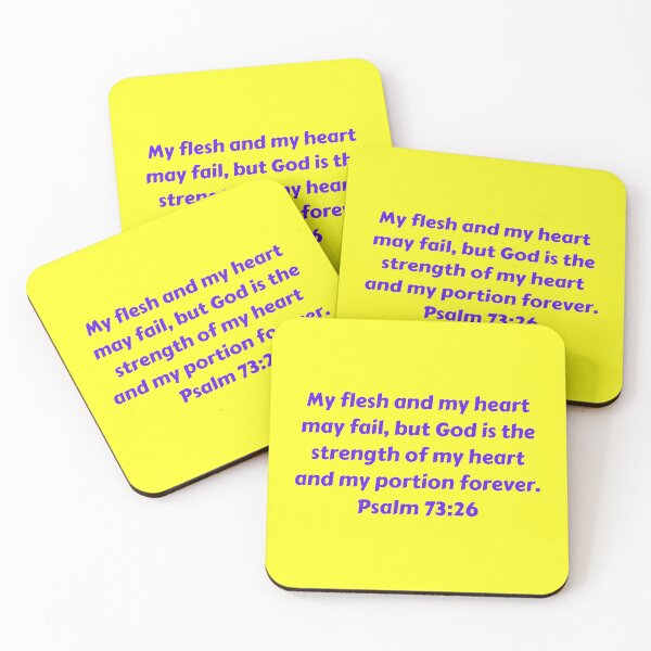 Item preview, Bible Verse Psalm 73:26 designed and sold by Prayingwarrior.