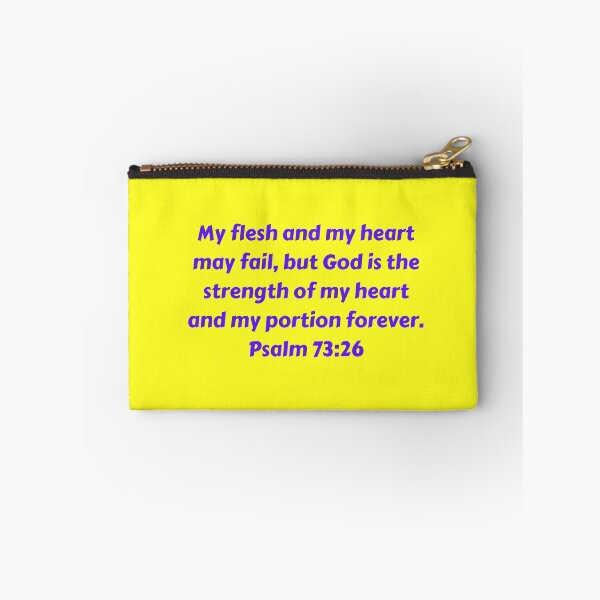 Artikelvorschau, Bible Verse Psalm 73:26 entworfen und verkauft von Prayingwarrior.