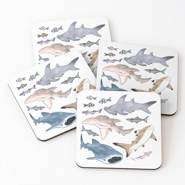 Item preview, Cute Shark Infestation  designed and sold by Ruedile.