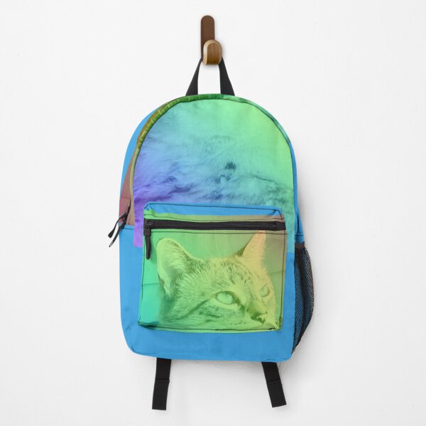 Item preview, Cat Contemplating Life in a Rainbow designed and sold by AbiLeads.