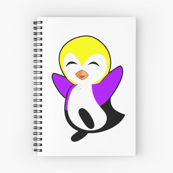 Item preview, Subtle nonbinary penguin. nonbinary penguin. nonbinary penguins designed and sold by tiredandbored.
