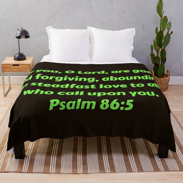 Artikelvorschau, Bible Verse Psalm 86:5 entworfen und verkauft von Prayingwarrior.