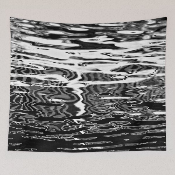 Item preview, Reflections Water Surface Abstract Texture Grey designed and sold by Anna Lemos.