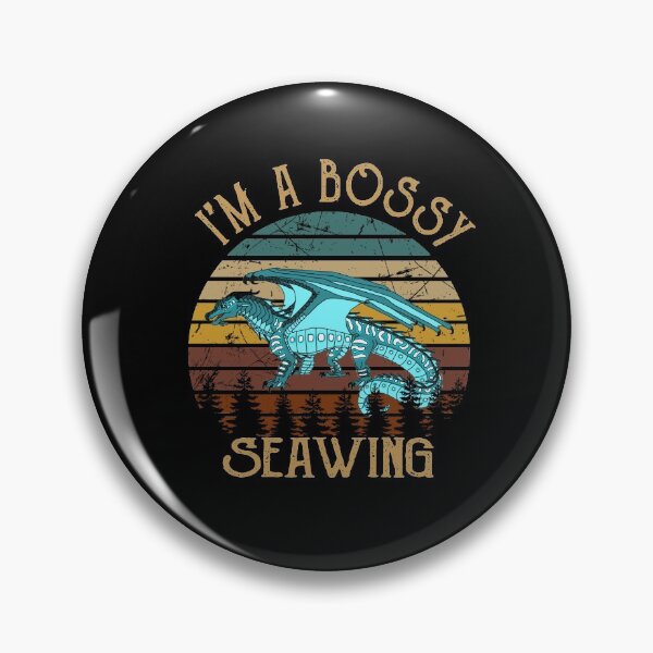 Item preview, Vintage I'm A Bossy Seawing Dragon designed and sold by TaraPhillip.
