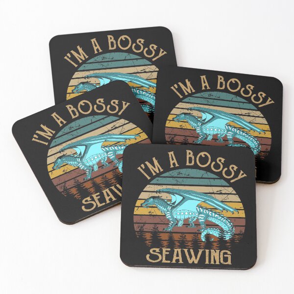Item preview, Vintage I'm A Bossy Seawing Dragon designed and sold by TaraPhillip.