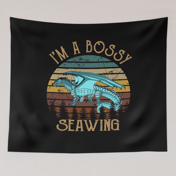 Item preview, Vintage I'm A Bossy Seawing Dragon designed and sold by TaraPhillip.