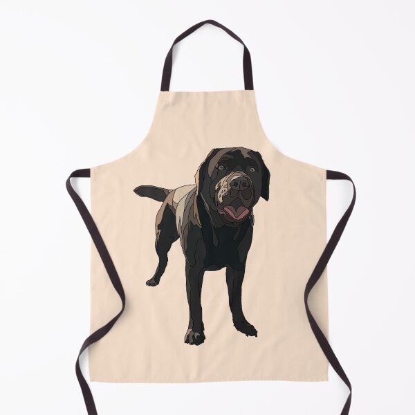Item preview, Brown Labrador abstract digital drawing designed and sold by GertFred.