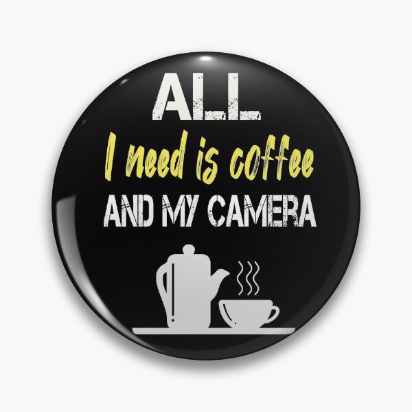 Item preview, All i need is coffee and my camera T-shirts  designed and sold by todoAwesome.
