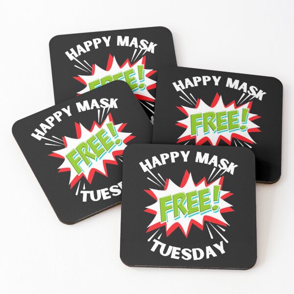 Item preview, Happy Mask Free Tuesday! Post covid celebration design. designed and sold by StormyMuse.
