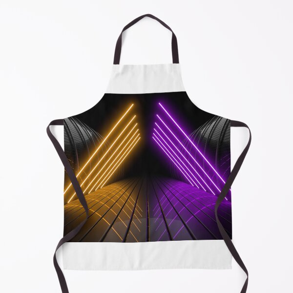 Item preview, Abstract Sci Fy Neon Lamps In A Dark Corridor designed and sold by tatkhagata.