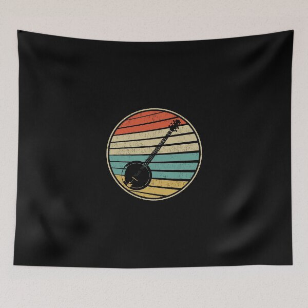 Item preview, Cute Banjo Sun Retro Vintage 70S 80S Bluegrass Pickers Fun designed and sold by ownjuliann.